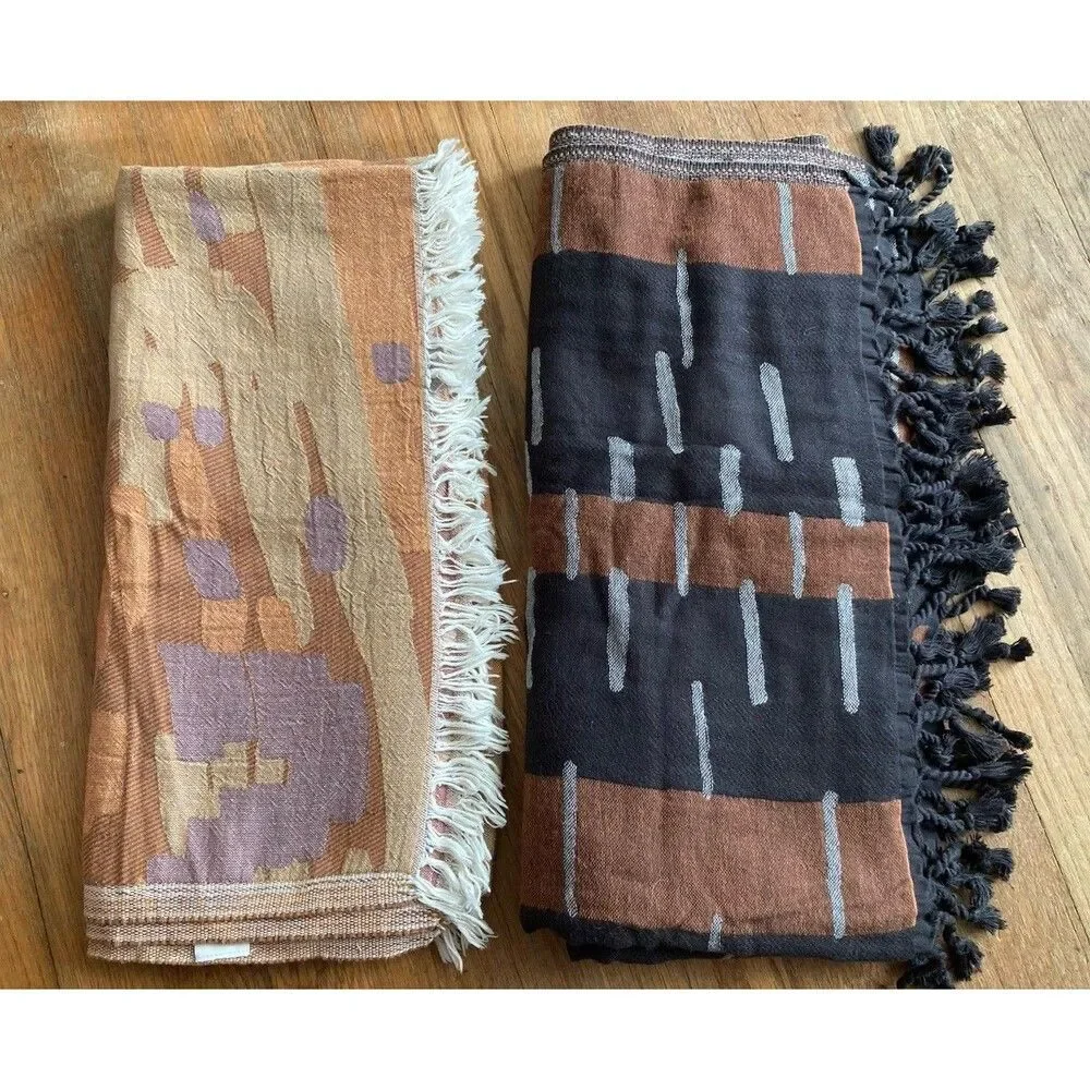 Sand Cloud Towels (2) Graphic Print Turkish 100% Cotton Beach Bath - Picture 1 of 9